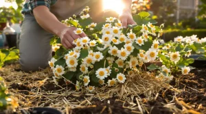 Fraisiers en fleurs : les gestes indispensables à faire dès maintenant pour garantir une récolte abondante