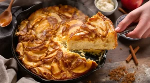 Gâteau aux pommes à la poêle : je le fais sans four, prêt en quelques minutes