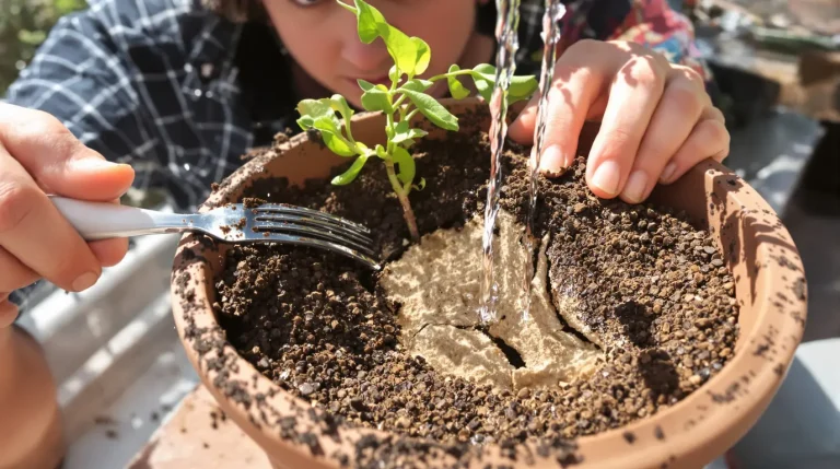 J’étalais du marc de café pour nourrir mes plantes : en grattant cette croûte un mois plus tard, j’ai compris pourquoi elles crevaient de soif