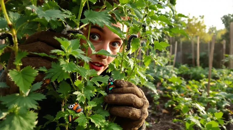 Les jardiniers redécouvrent ce vieux coin d’orties au fond du terrain, laissé volontairement Les jardiniers redécouvrent ce vieux coin d’orties au fond du terrain, laissé volontairement
