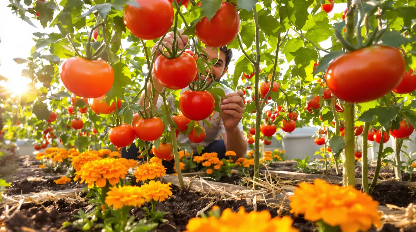 Mieux que le basilic, cette fleur au pied des tomates aide à produire plus de fruits, voici pourquoi Mieux que le basilic, cette fleur au pied des tomates aide à produire plus de fruits, voici pourquoi