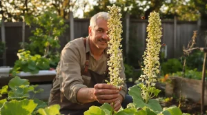 Mon voisin laisse des salades monter en graines au potager, et ce n’est pas pour nourrir les oiseaux