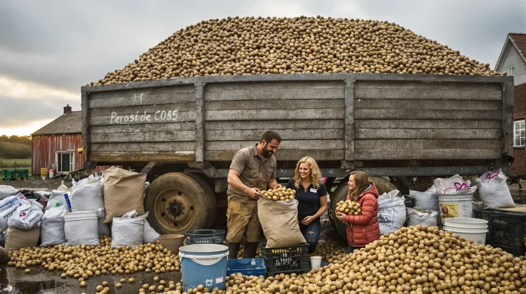 Pas-de-Calais : au lieu de les jeter, un agriculteur offre gratuitement ses pommes de terre invendues Pas-de-Calais : au lieu de les jeter, un agriculteur offre gratuitement ses pommes de terre invendues