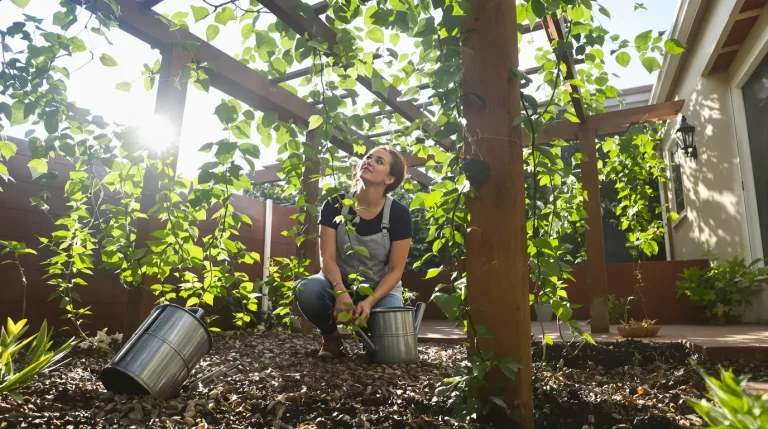 Pergola : gagnez 3 ans de croissance avec cette technique de paysagiste, voici pourquoi Pergola : gagnez 3 ans de croissance avec cette technique de paysagiste, voici pourquoi