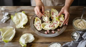 Petites barquettes d’endive au jambon : mon apéritif ultra express prêt en quelques minutes