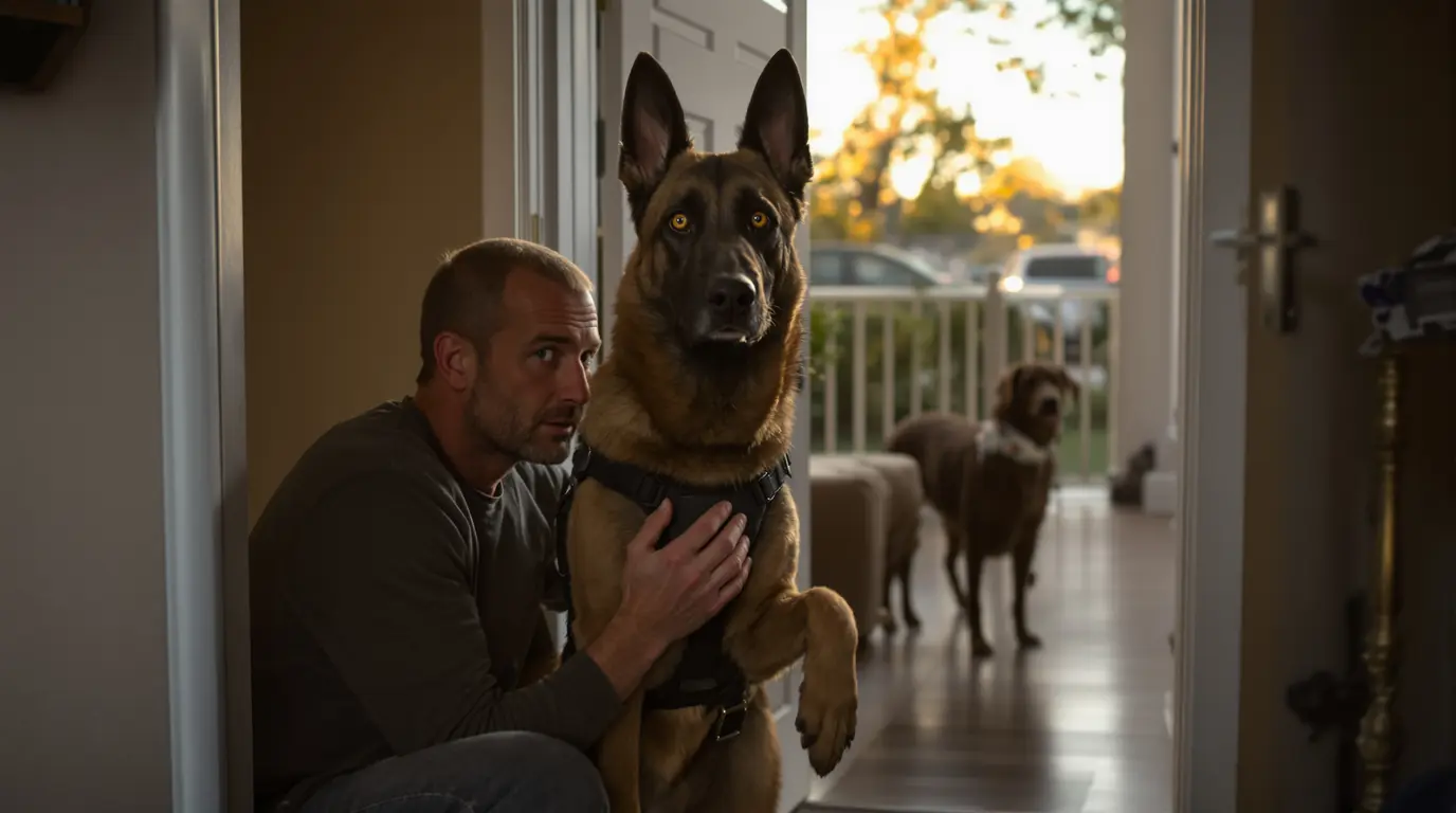 Pour rester avec le Malinois qui l’accompagnait en mission, ce maître-chien l’adopte à sa retraite Pour rester avec le Malinois qui l’accompagnait en mission, ce maître-chien l’adopte à sa retraite