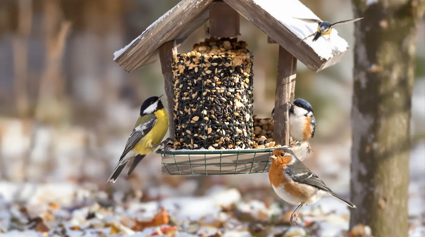 Qui sont les oiseaux dominants du jardin qui squattent systématiquement la mangeoire ? Qui sont les oiseaux dominants du jardin qui squattent systématiquement la mangeoire ?