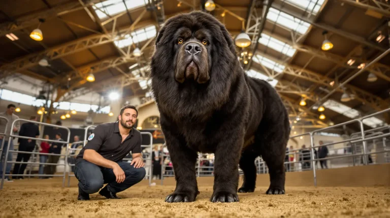 Salon de l'Agriculture : ce Dogue du Tibet mayennais, sacré champion de France, vise le Concours général agricole