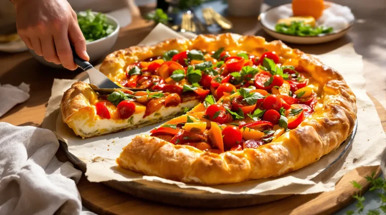 Tomates et poivrons marinés composent cette tarte estivale croustillante, voici pourquoi Tomates et poivrons marinés composent cette tarte estivale croustillante, voici pourquoi