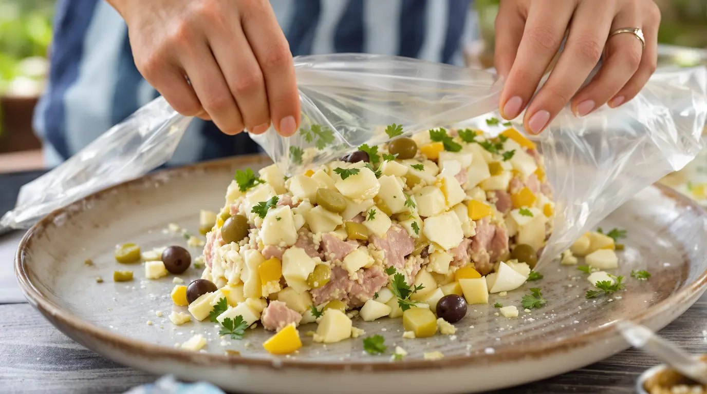 Vous cherchez une entrée fraîche sans four ? Cette terrine pommes de terre-thon sauve vos repas d’été Vous cherchez une entrée fraîche sans four ? Cette terrine pommes de terre-thon sauve vos repas d’été
