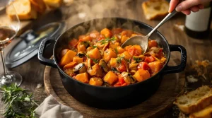 Aubergines en cocotte façon Sud : mes invités ont eu l’impression de dîner dans un bistrot provençal