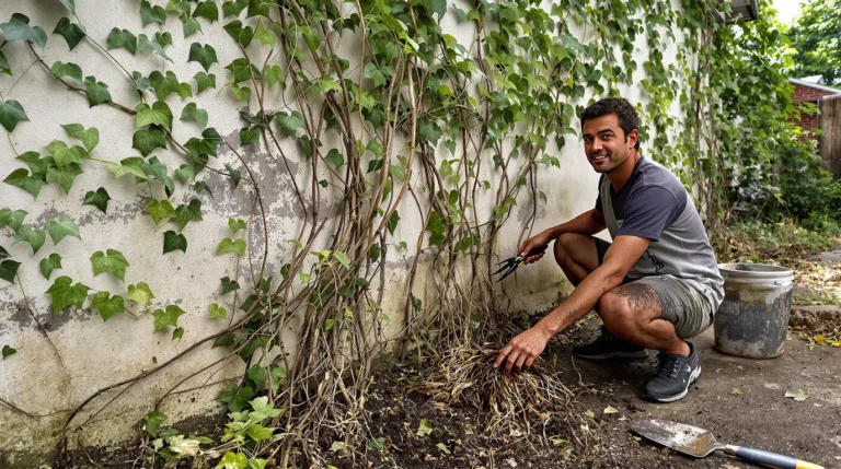 Accueil Comment éliminer définitivement le lierre sur un mur ou dans le jardin : la méthode efficace