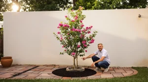 Dans un minuscule jardin du sud, ces 14 petits arbres évitent l’erreur qui ruine terrasses et murs