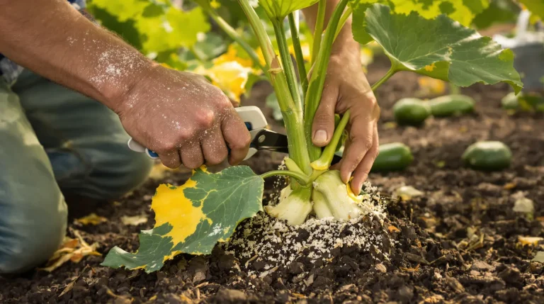 Depuis qu’un maraîcher m’a montré ce geste au pied des courgettes épuisées, je récolte jusqu’en octobre Depuis qu’un maraîcher m’a montré ce geste au pied des courgettes épuisées, je récolte jusqu’en octobre