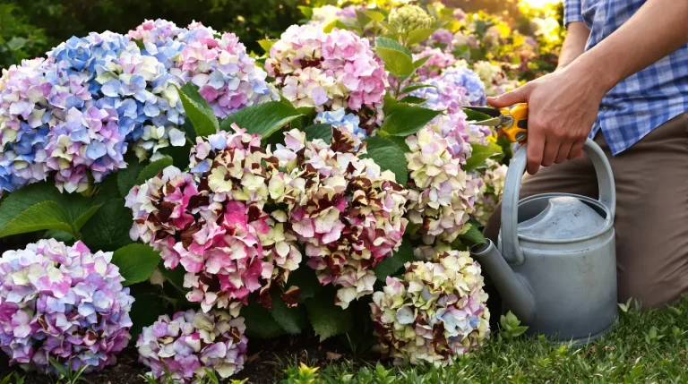 Hortensias abîmés par la chaleur : faut-il vraiment couper les feuilles cet été ? Hortensias abîmés par la chaleur : faut-il vraiment couper les feuilles cet été ?