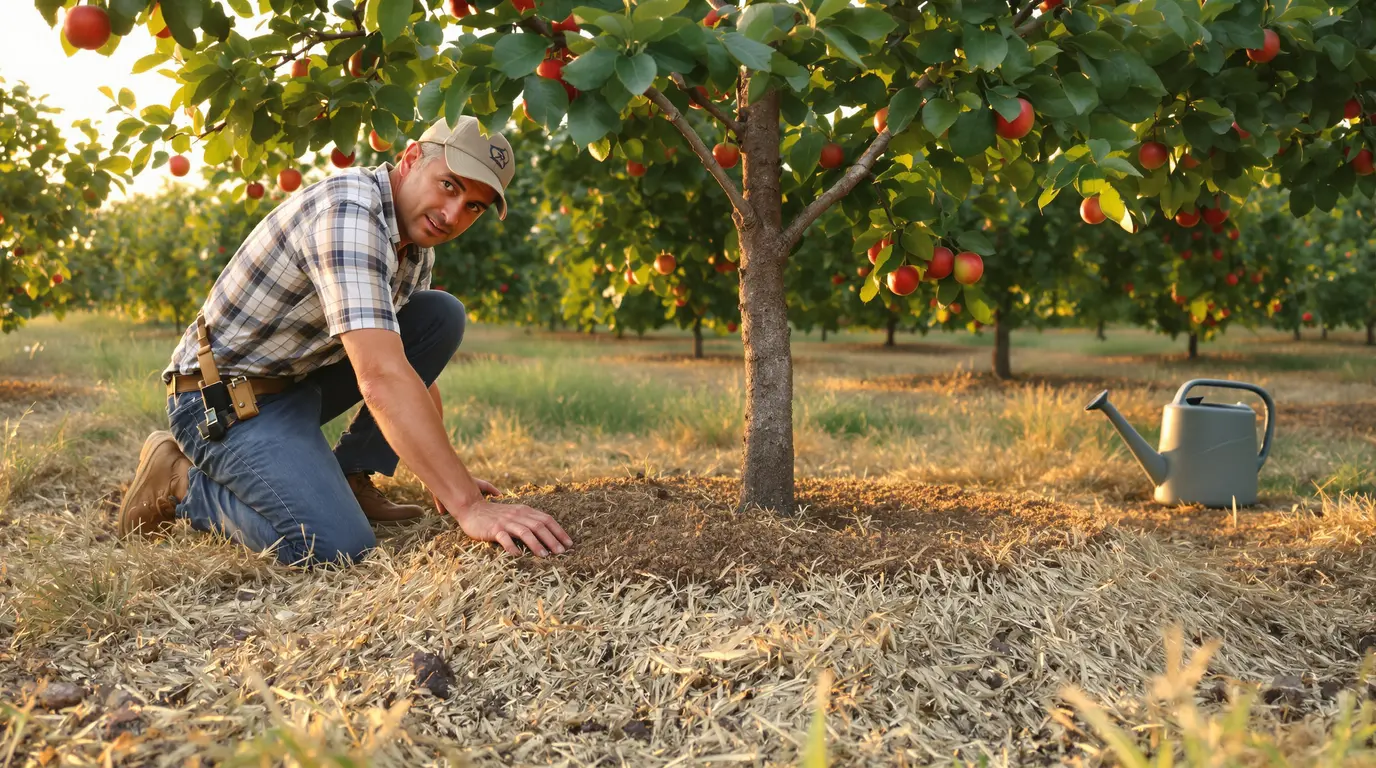 Les anciens mettaient toujours la même chose au pied des fruitiers en été : j'ai compris pourquoi Les anciens mettaient toujours la même chose au pied des fruitiers en été : j'ai compris pourquoi