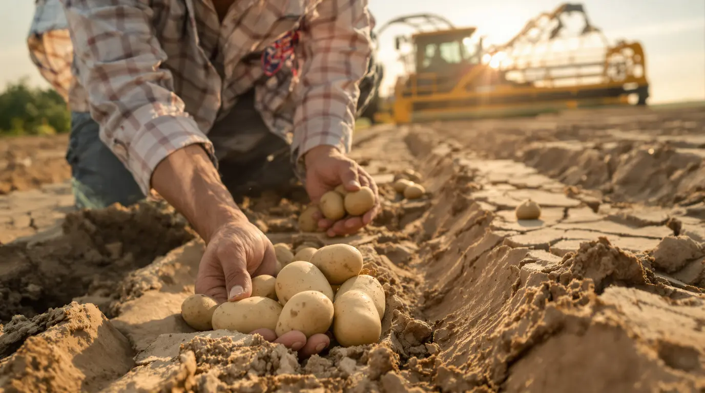Les précautions à prendre pour récolter les pommes de terre quand le sol est sec, voici pourquoi Les précautions à prendre pour récolter les pommes de terre quand le sol est sec, voici pourquoi
