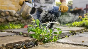 Mauvaises herbes tenaces : pourquoi les experts chauffent le vinaigre blanc avant usage