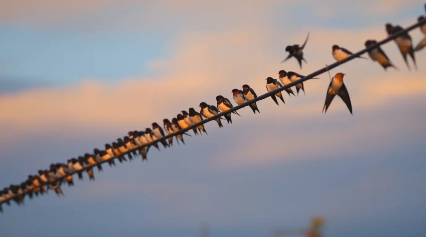 Pourquoi les hirondelles se rassemblent sur les fils à la fin de l’été ? La vérité sur ce signal Pourquoi les hirondelles se rassemblent sur les fils à la fin de l’été ? La vérité sur ce signal