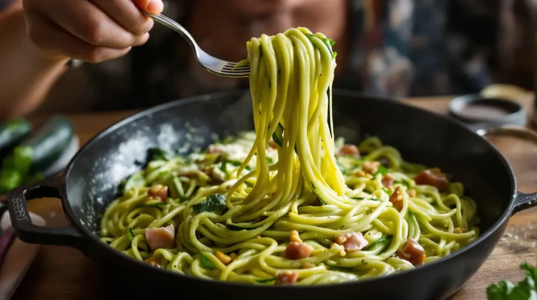 Pâtes à la crème de courgette : je prépare ce plat ultra réconfortant en moins de 20 minutes et il fait toujours l'unanimité Pâtes à la crème de courgette : je prépare ce plat ultra réconfortant en moins de 20 minutes et il fait toujours l'unanimité