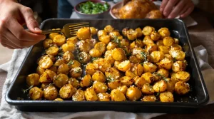 Voici comment je cuis des pommes de terre grenaille au four pour qu’elles soient bien dorées
