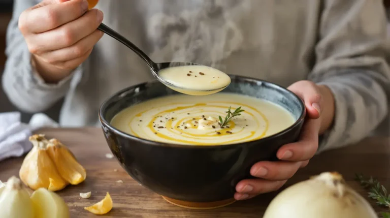 Accueil « Une de mes soupes préférées » : mon velouté blanc fondant, plein de goût et bon pour la santé